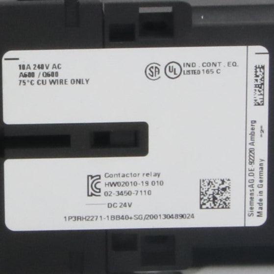 Siemens 3RH2271 1BB40 Contactor Relay-Contactor Relay-Used Industrial Parts