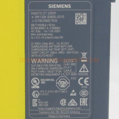 Siemens 3RK1308 0DB00 0CP0 Failsafe Reversing Starter-Failsafe Reversing Starter-CC-07-06-04-Used Industrial Parts