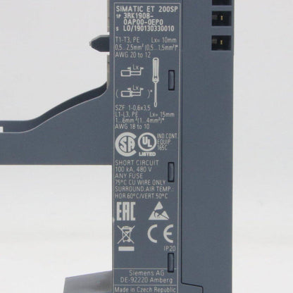 Siemens 3RK1908 0AP00 0EP0 Base Unit-Base Unit-Used Industrial Parts