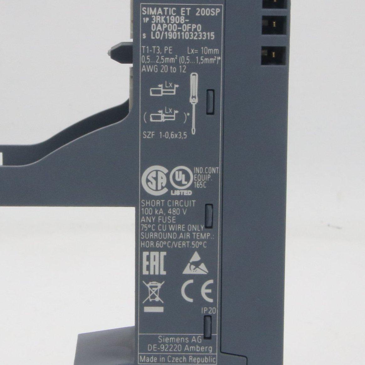 Siemens 3RK1908 0AP00 0FP0 Base Unit-Base Unit-Used Industrial Parts