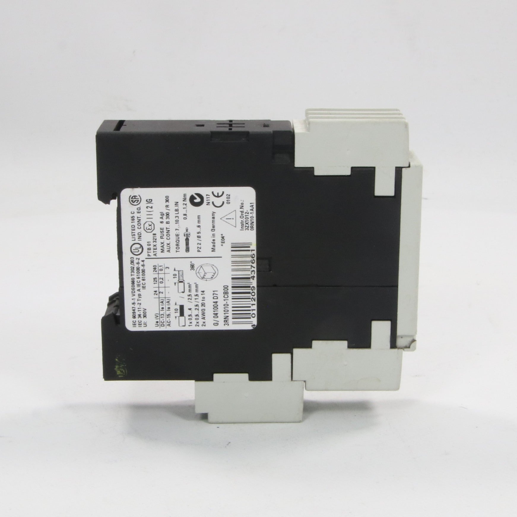 Siemens 3RN1010 1CB00 Thermistor Motor Protection Relay-Thermistor Motor Protection Relay-Used Industrial Parts