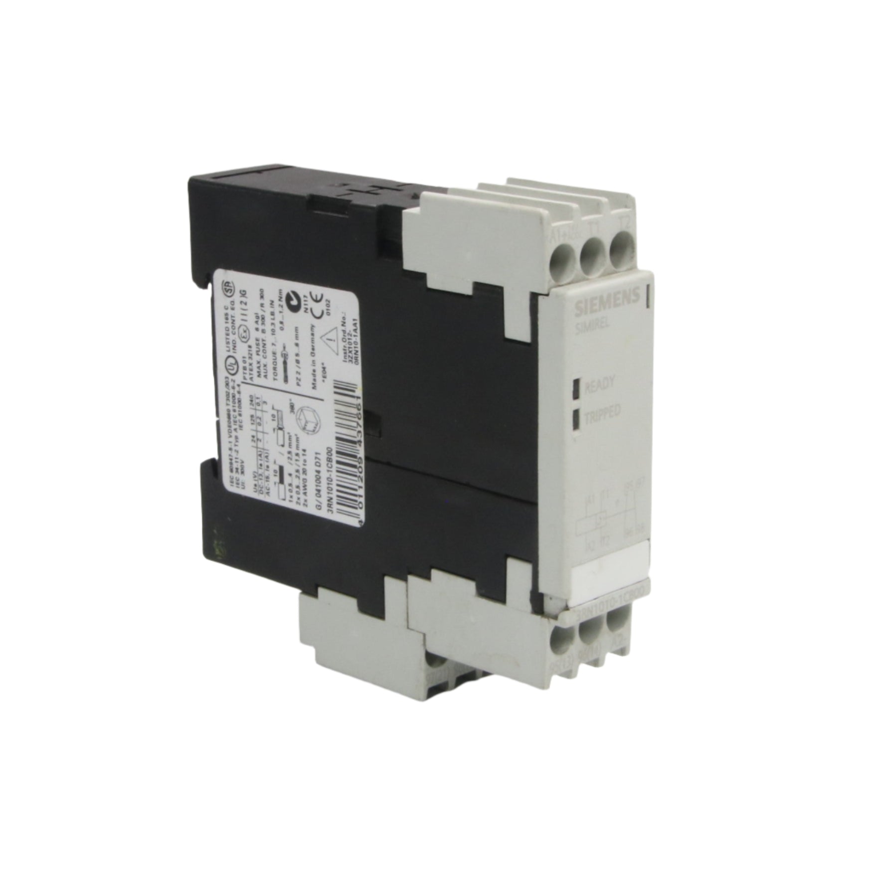 Siemens 3RN1010 1CB00 Thermistor Motor Protection Relay-Thermistor Motor Protection Relay-Used Industrial Parts