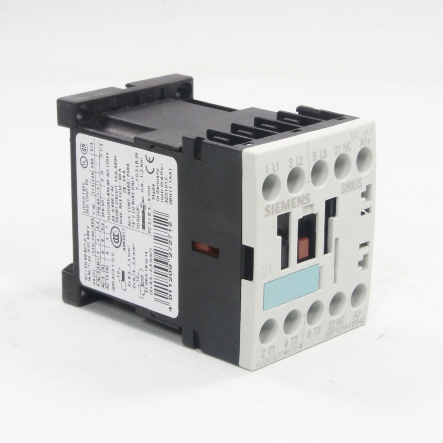 Siemens 3RT1016-1BB42 Contactor-Contactor-AB-02-08-03-6152427828850-Used Industrial Parts
