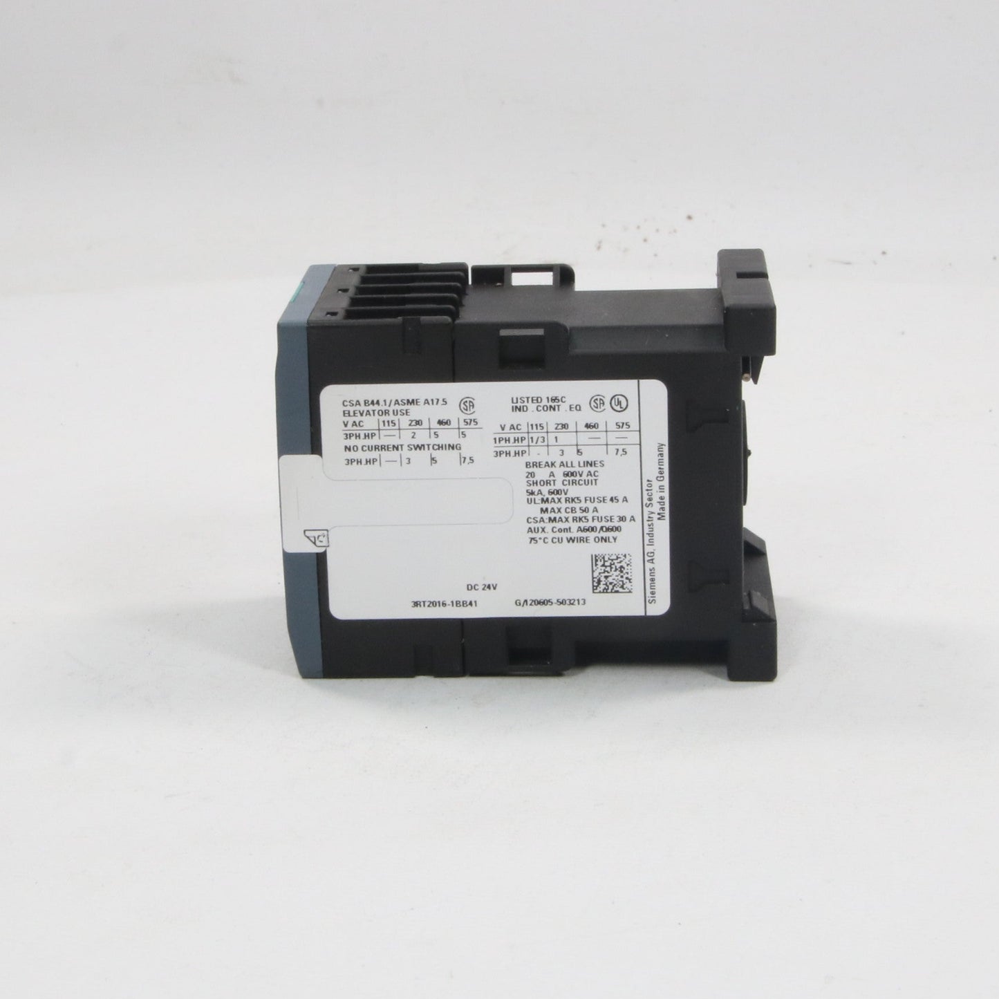 Siemens 3RT2016 1BB41 Power Contactor-Power Contactor-Used Industrial Parts