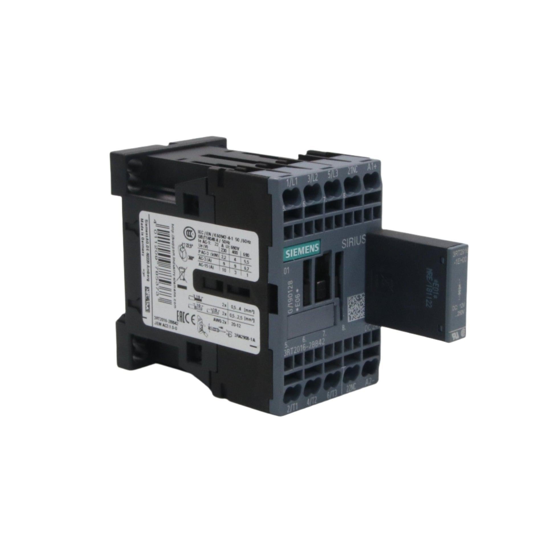 Siemens 3RT2016 2BB42 Power Contactor-Power Contactor-Used Industrial Parts