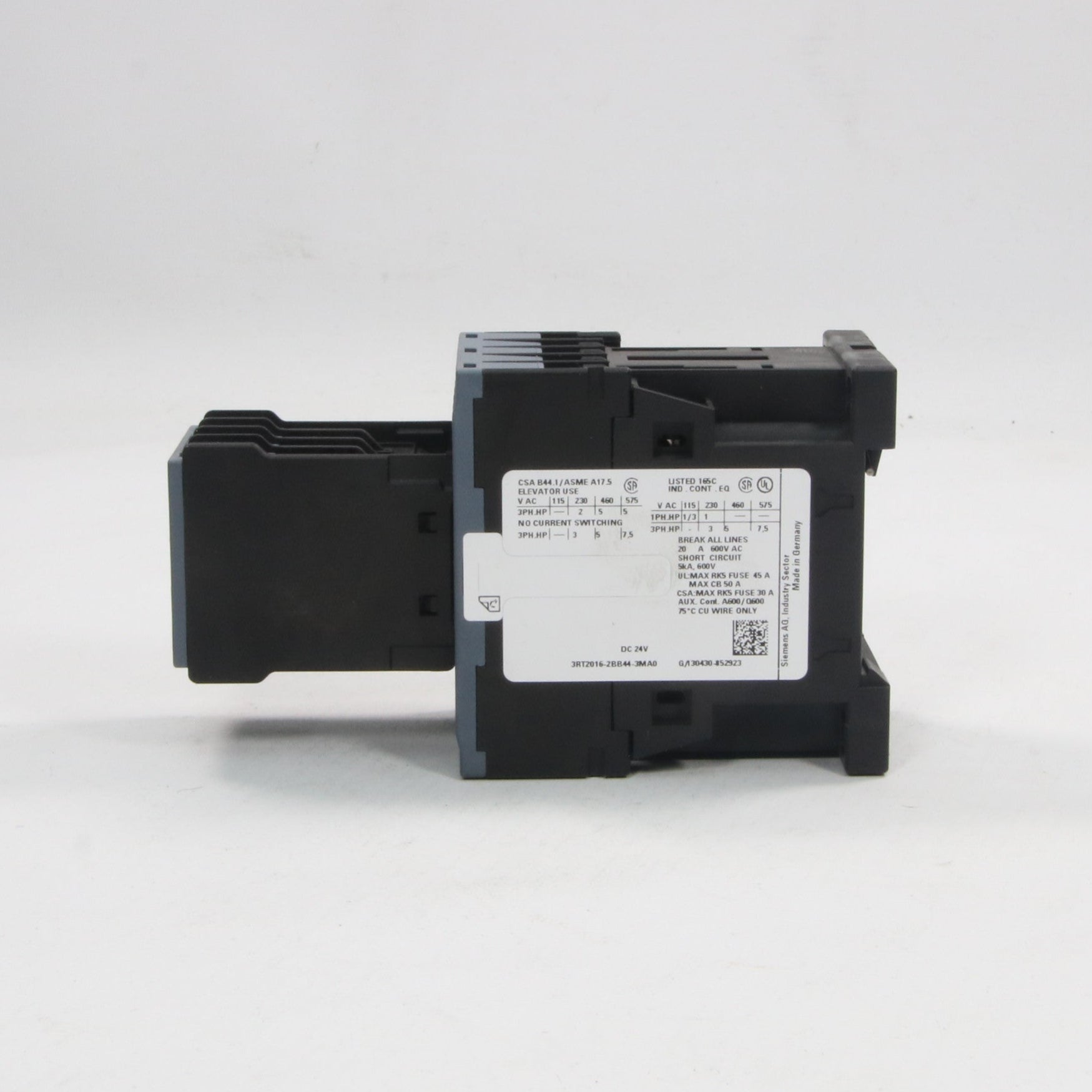 Siemens 3RT2016 2BB44 3MA0 Power Contactor-Power Contactor-Used Industrial Parts