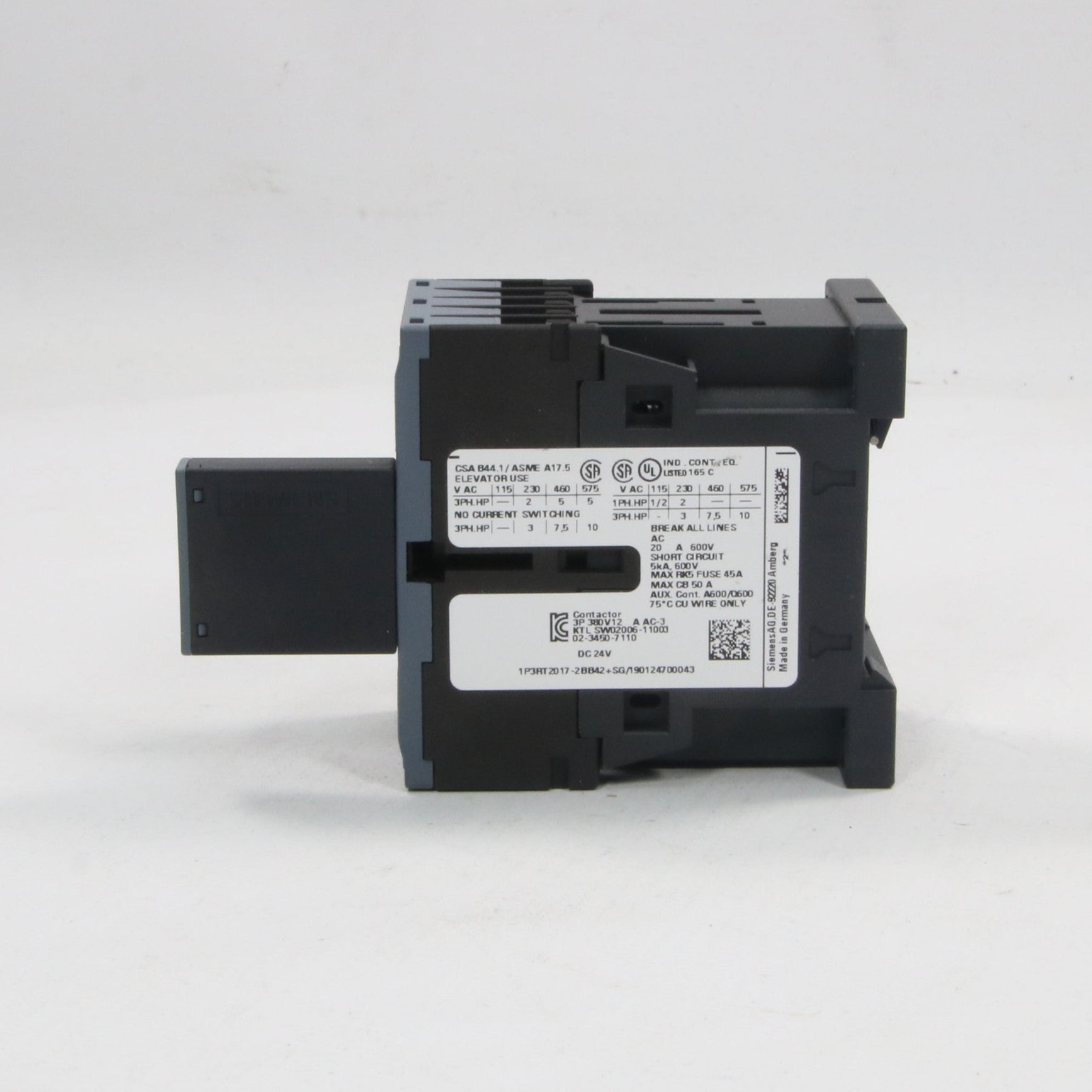 Siemens 3RT2017 2BB42 Power Contactor-Power Contactor-Used Industrial Parts