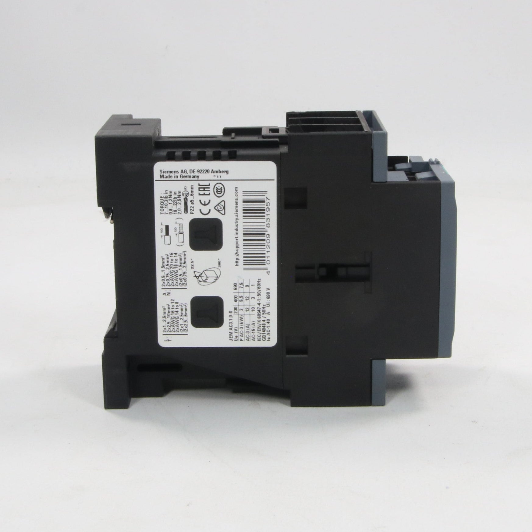 Siemens 3RT2026 1BB40 Power Contactor-Power Contactor-Used Industrial Parts