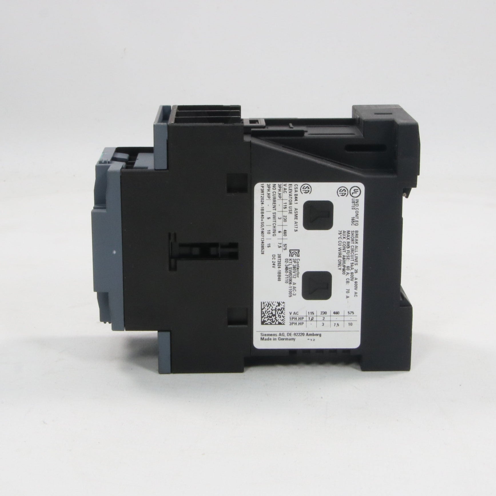 Siemens 3RT2026 1BB40 Power Contactor-Power Contactor-Used Industrial Parts