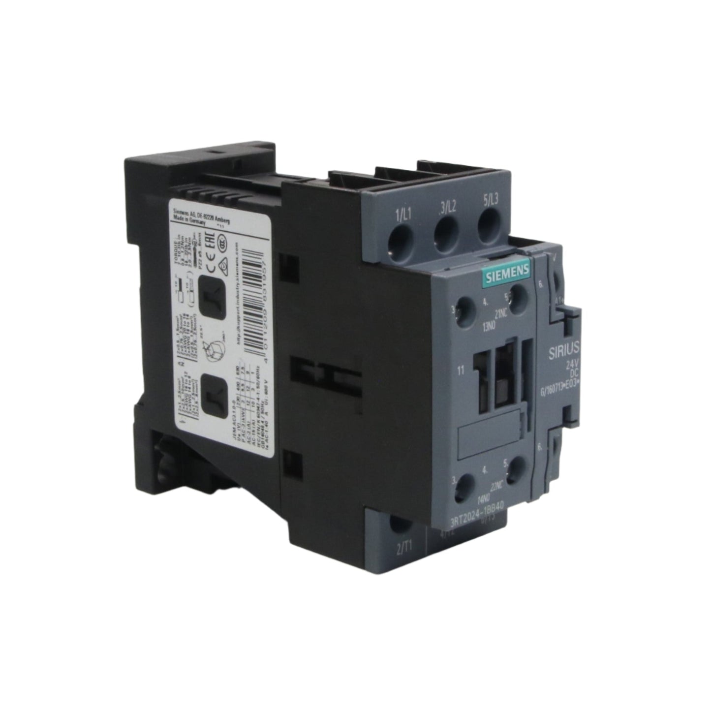 Siemens 3RT2026 1BB40 Power Contactor-Power Contactor-Used Industrial Parts