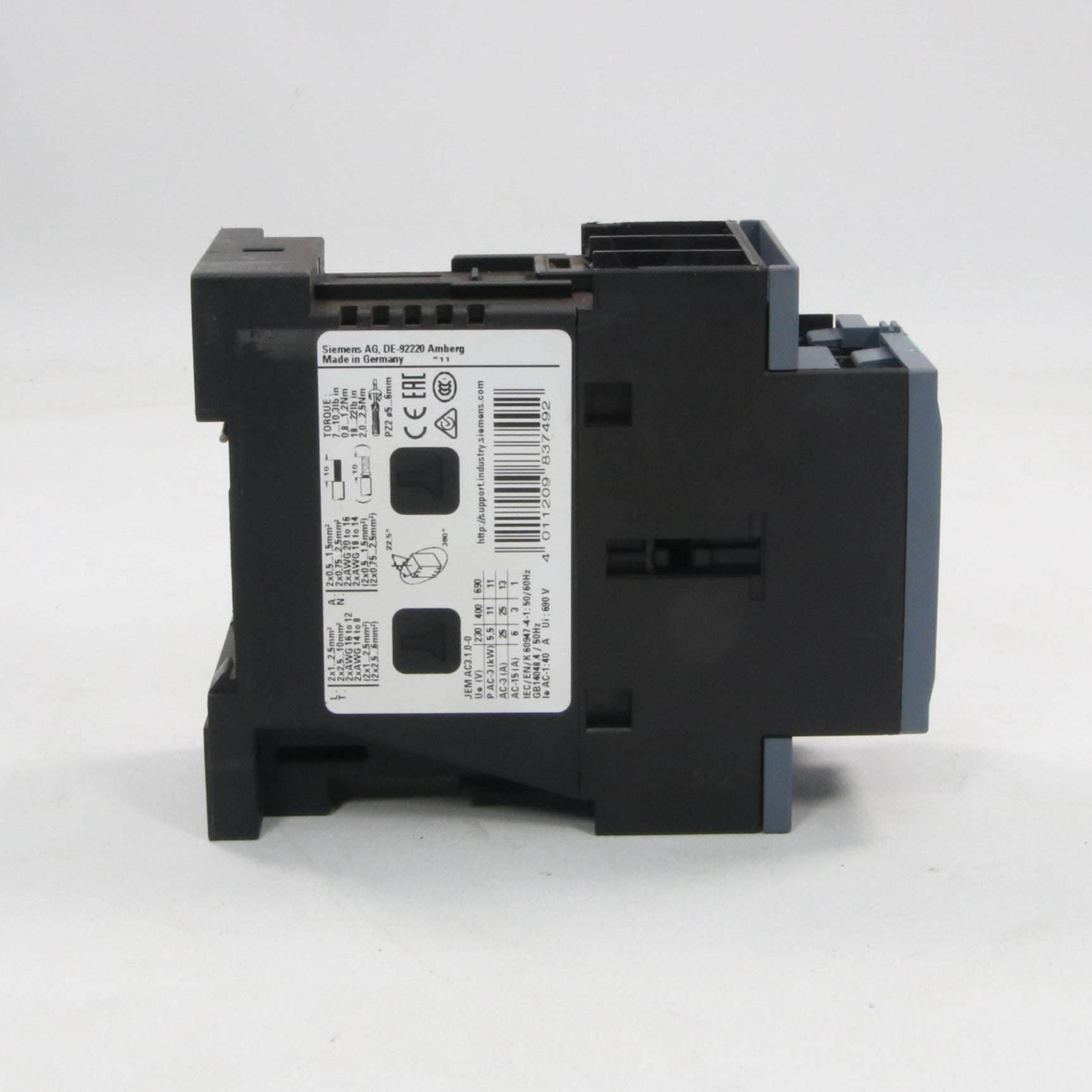 Siemens 3RT2026 1BB44 Power Contactor-Power Contactor-CC-07-02-02-Used Industrial Parts