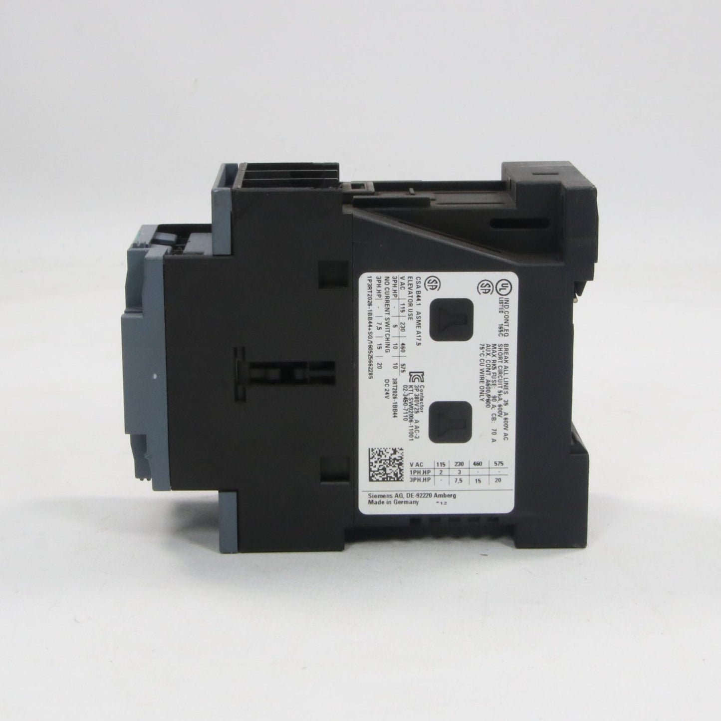 Siemens 3RT2026 1BB44 Power Contactor-Power Contactor-CC-07-02-02-Used Industrial Parts