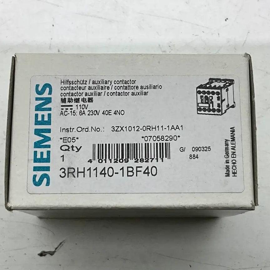 Siemens 3RTH1140-1BF40 Auxiliary Contactor-Auxiliary Contactor-Used Industrial Parts