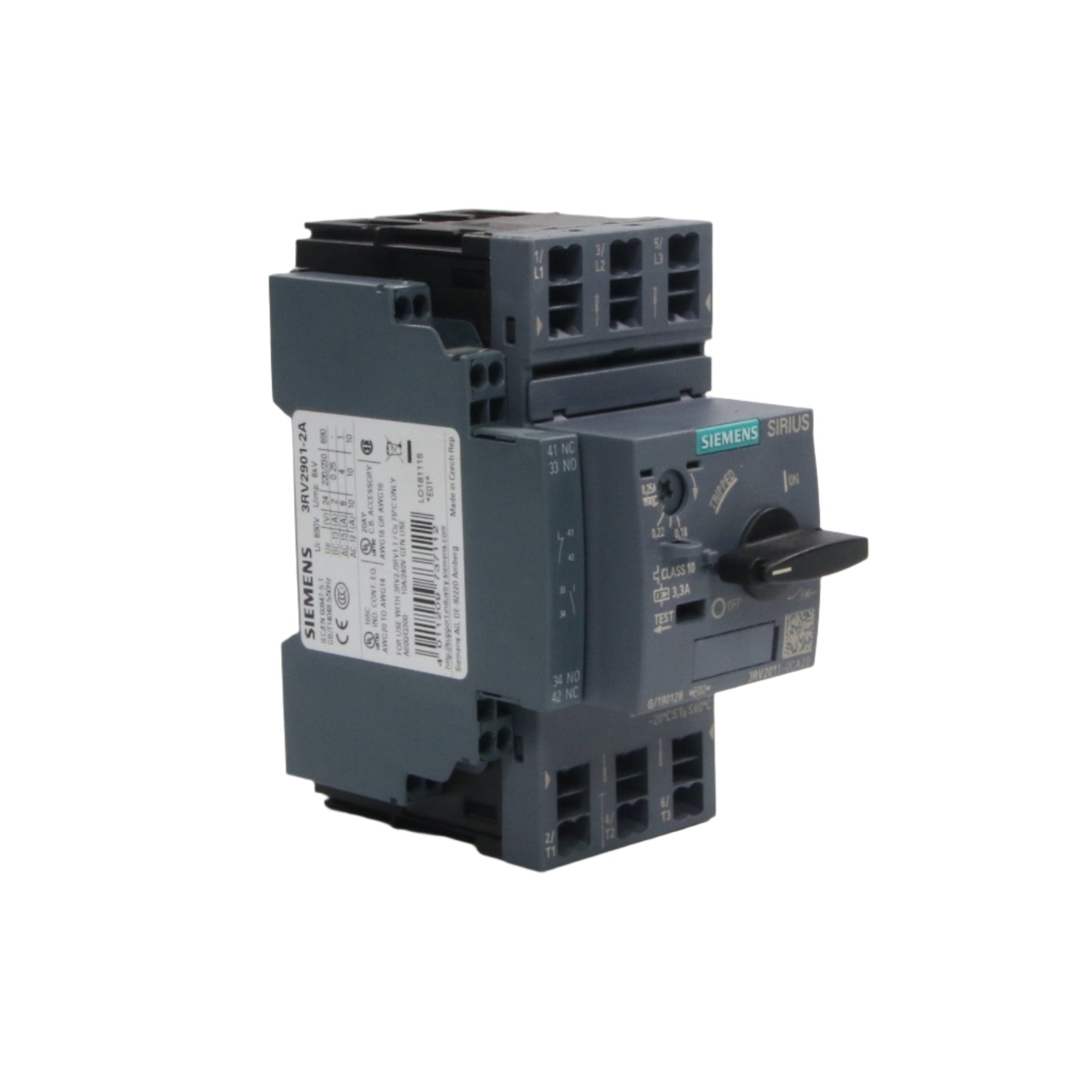 Siemens 3RV2011 0CA20 Circuit Breaker-Circuit Breaker-Used Industrial Parts