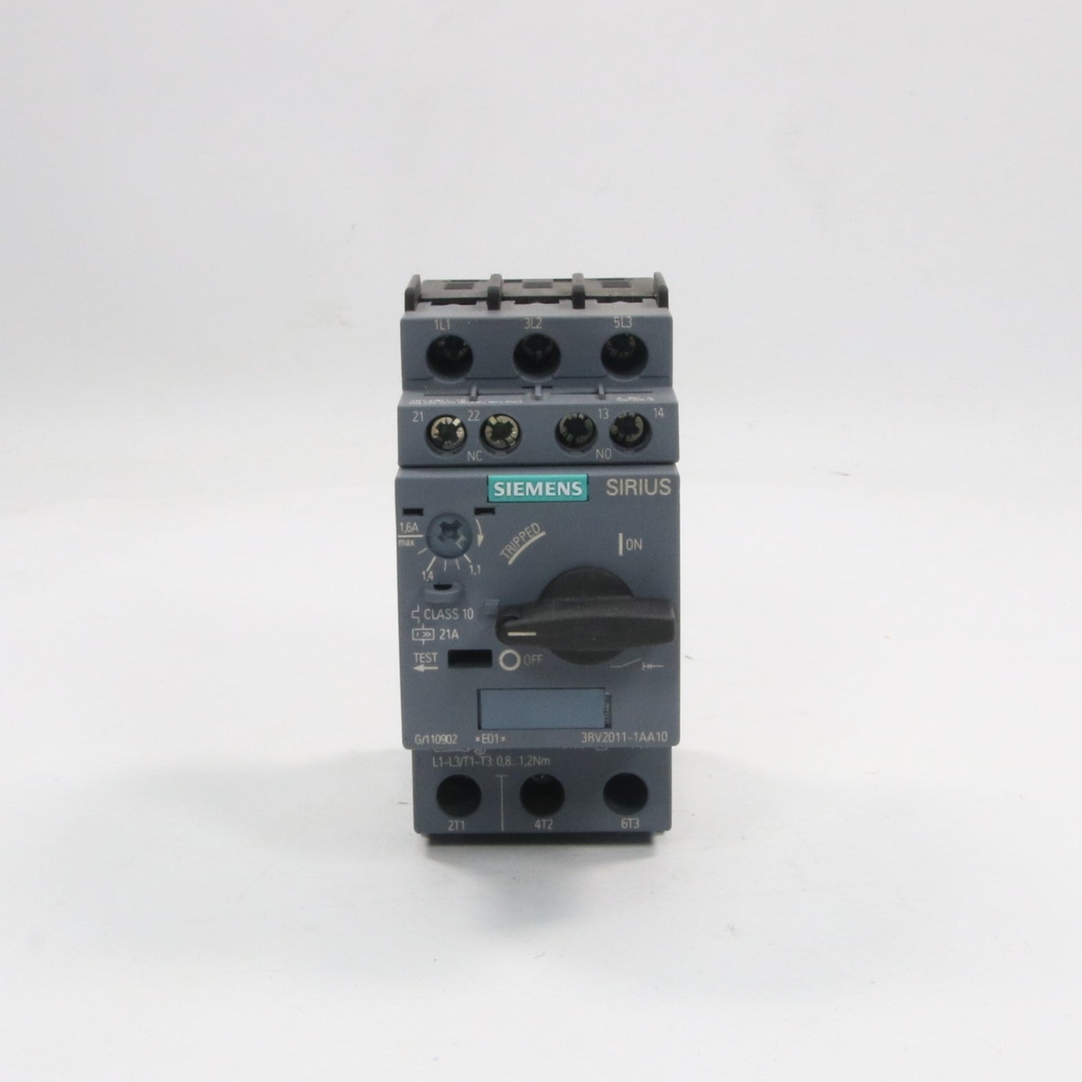 Siemens 3RV2011 1AA10 Circuit Breaker-Circuit Breaker-Used Industrial Parts