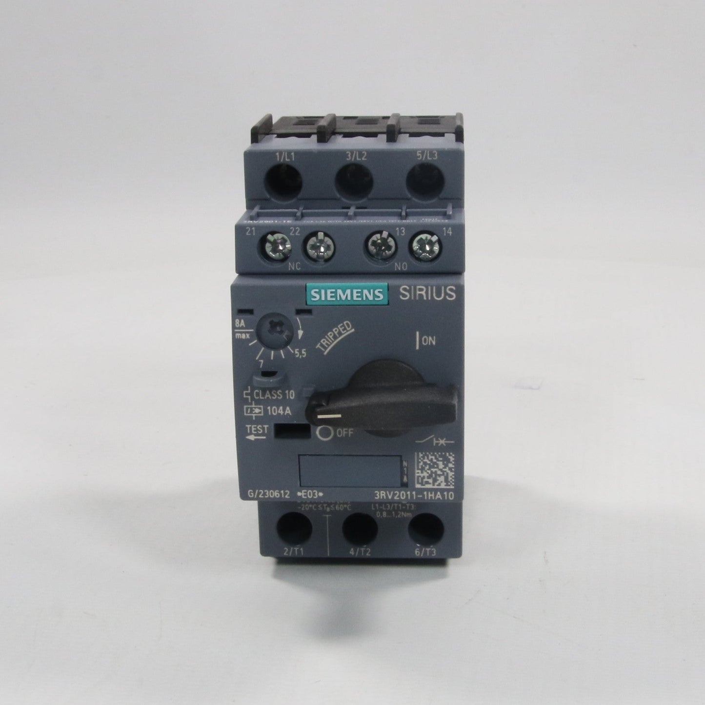 Siemens 3RV2011-1HA10 Circuit Breaker-Circuit Breaker-Used Industrial Parts