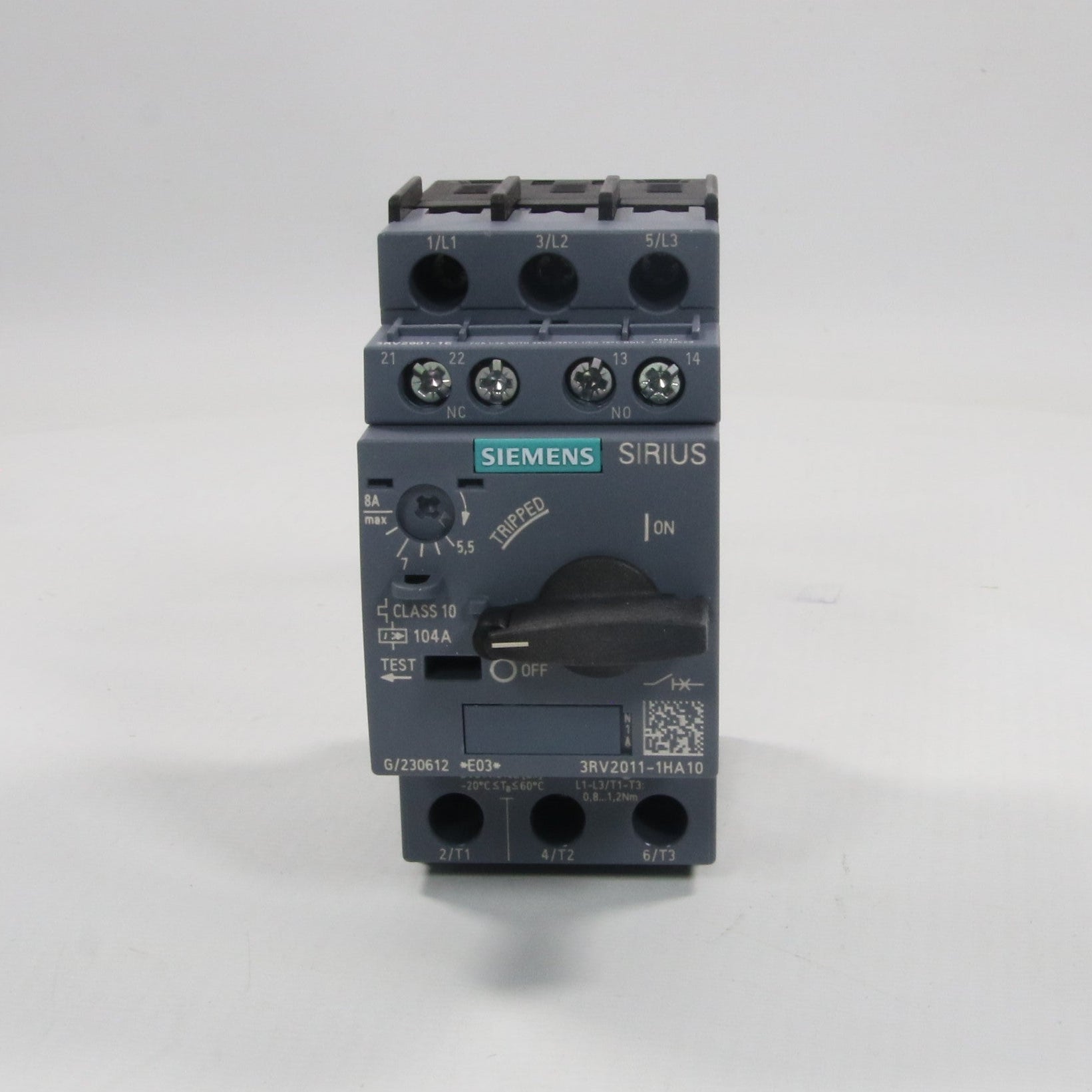 Siemens 3RV2011-1HA10 Circuit Breaker-Circuit Breaker-Used Industrial Parts