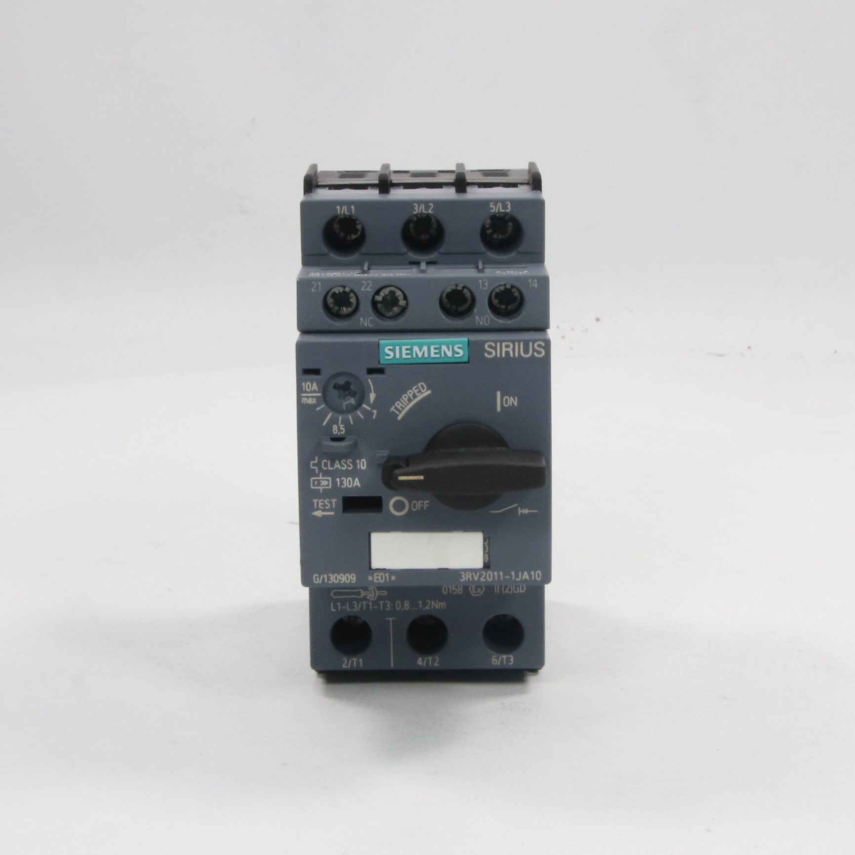 Siemens 3RV2011 1JA10 Circuit Breaker-Circuit Breaker-Used Industrial Parts