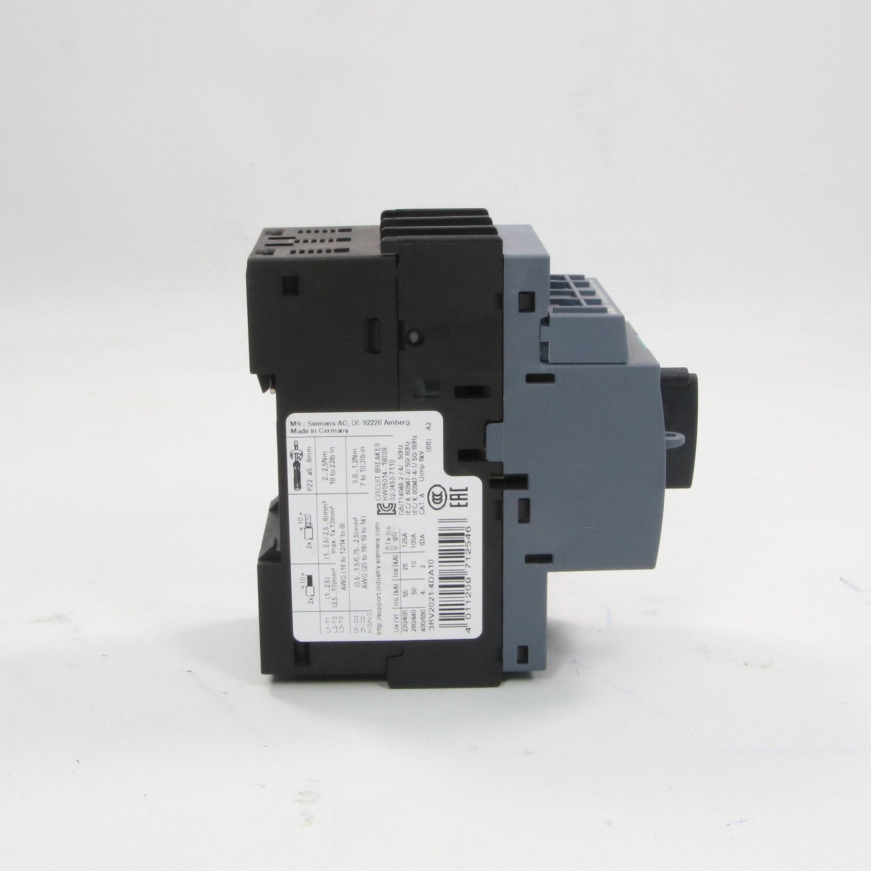 Siemens 3RV2021 4DA10 Circuit Breaker-Circuit Breaker-Used Industrial Parts