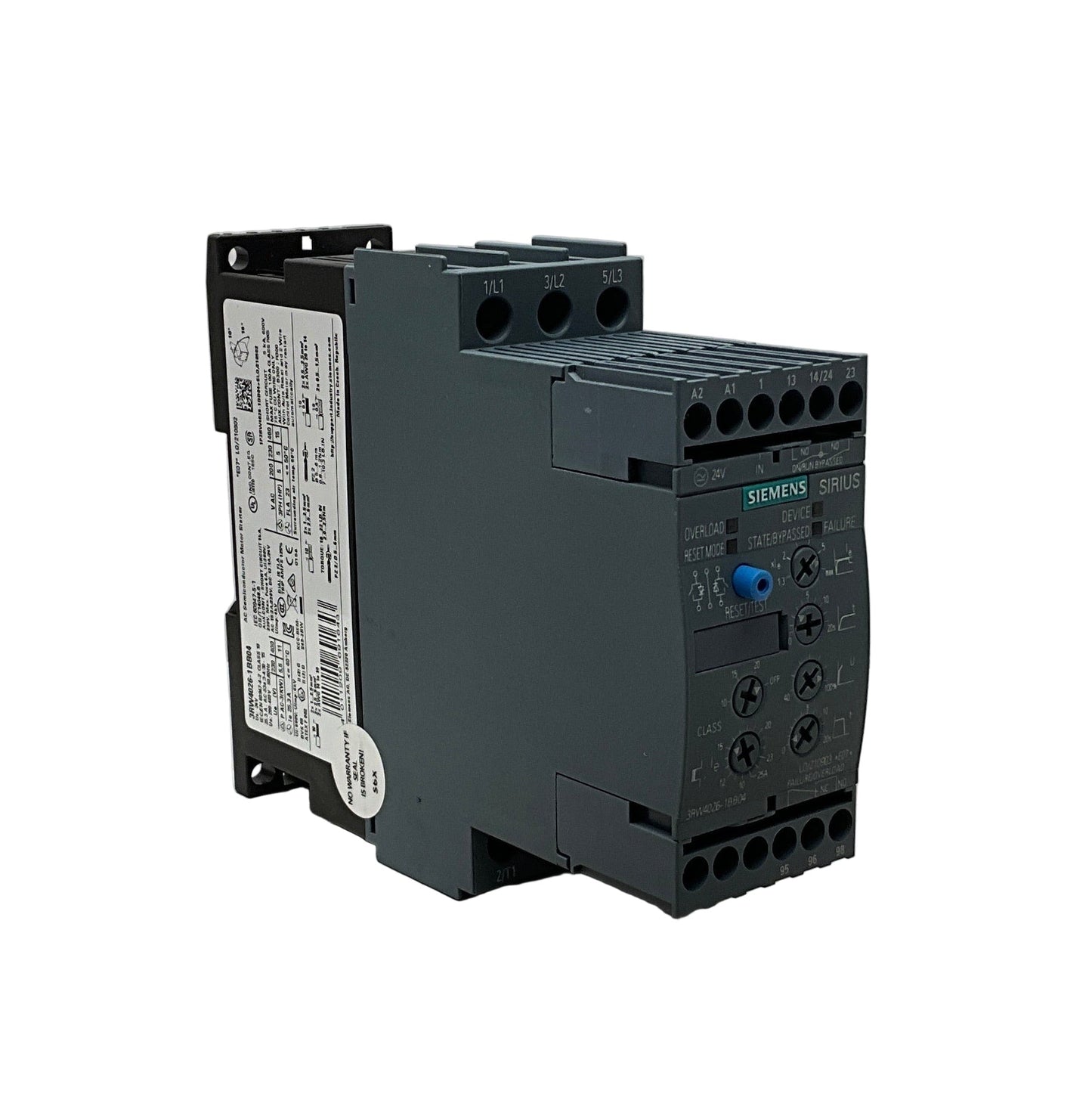 Siemens 3RW4026-1BB04 Soft Starter-Soft Starter-01-AA-04-09-02-6152428262271-Used Industrial Parts