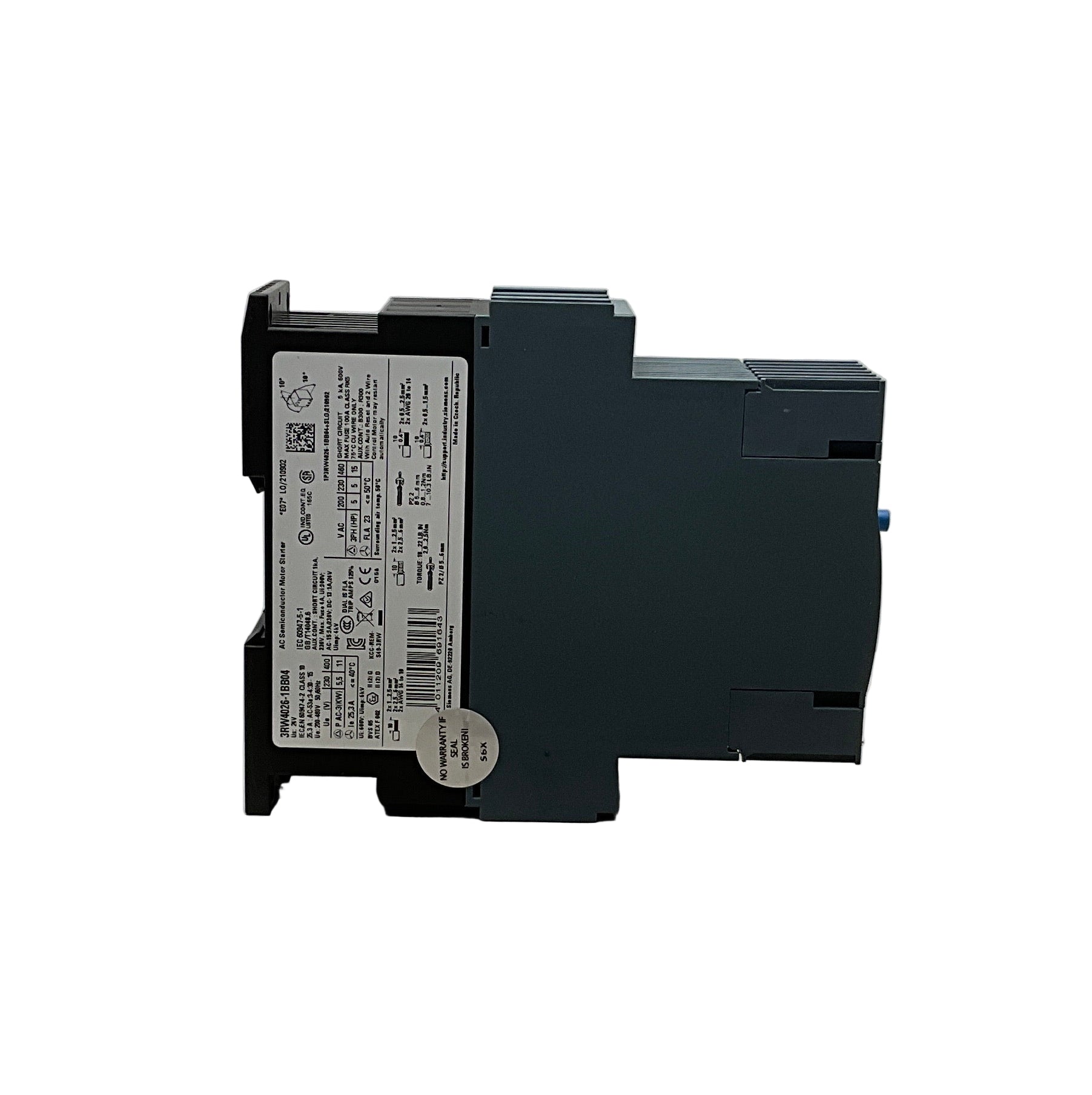 Siemens 3RW4026-1BB04 Soft Starter-Soft Starter-Used Industrial Parts