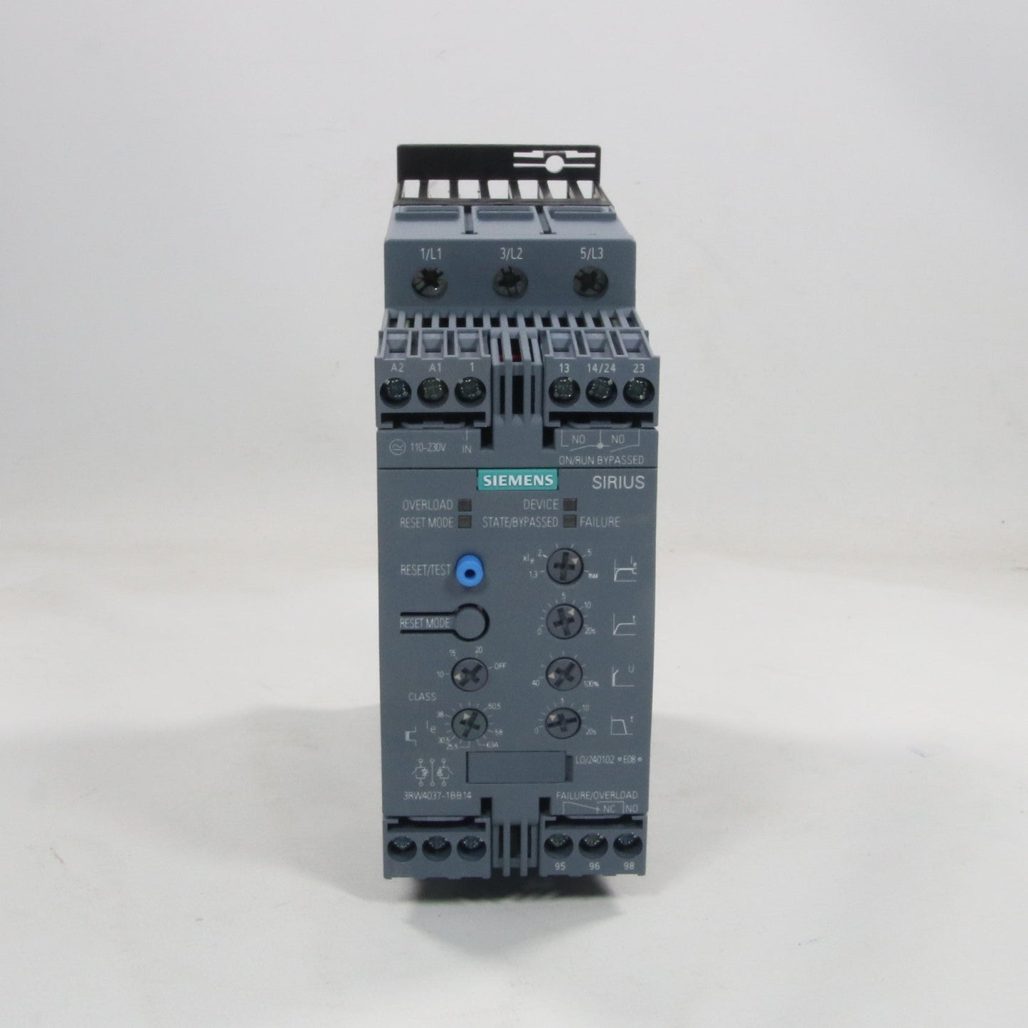 Siemens 3RW4037-1BB14 AC Semiconductor Motor Starter-AC Semiconductor Motor Starter-Used Industrial Parts