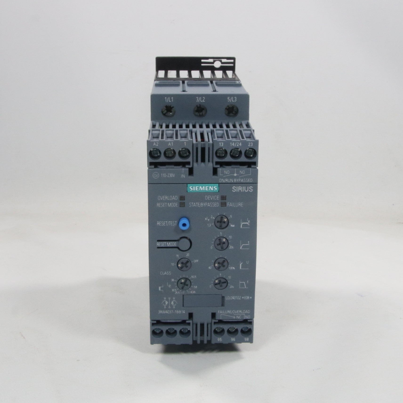 Siemens 3RW4037-1BB14 AC Semiconductor Motor Starter-AC Semiconductor Motor Starter-Used Industrial Parts