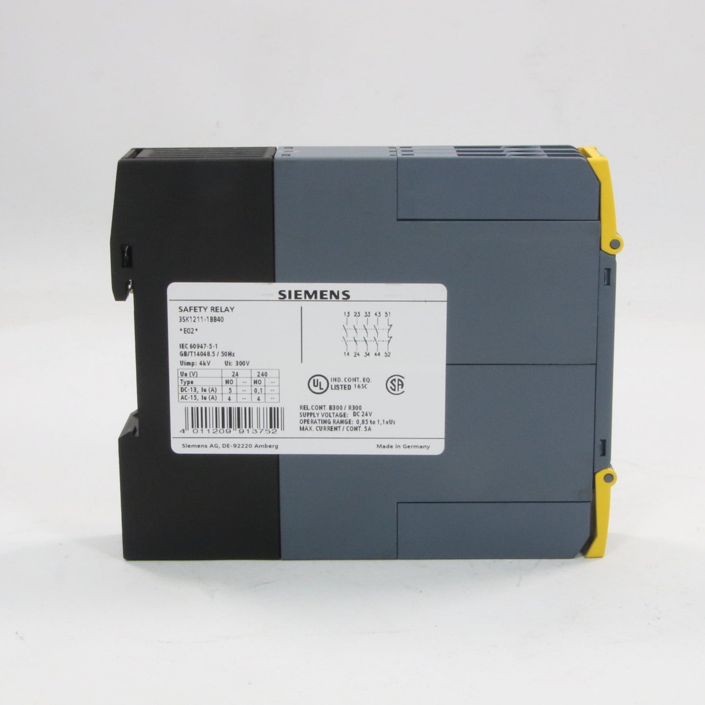 Siemens 3SK1211 1BB40 Safety Relay-Safety Relay-Used Industrial Parts