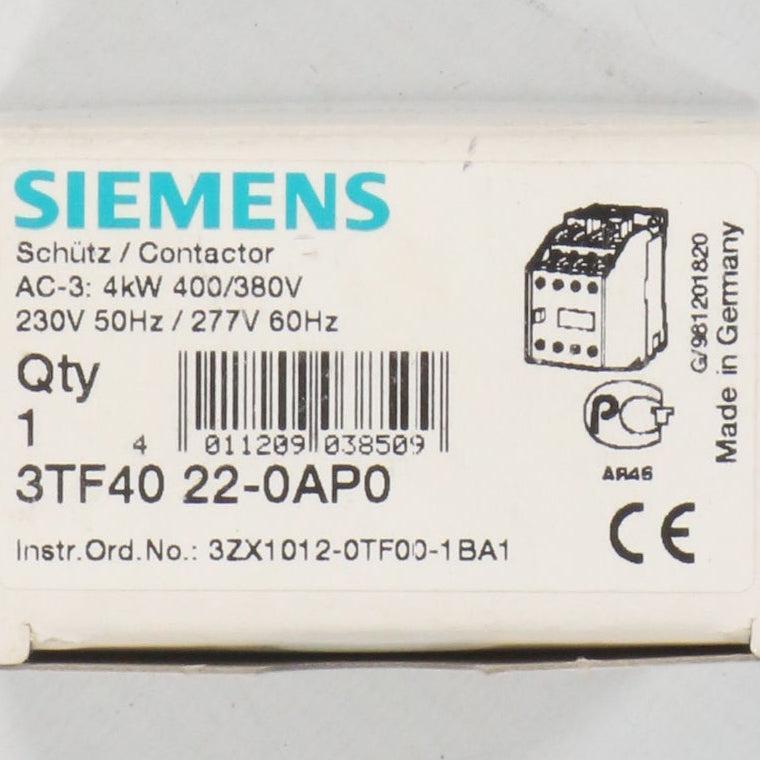 Siemens 3TF40 22-0AP0 Contactor-Contactor-Used Industrial Parts