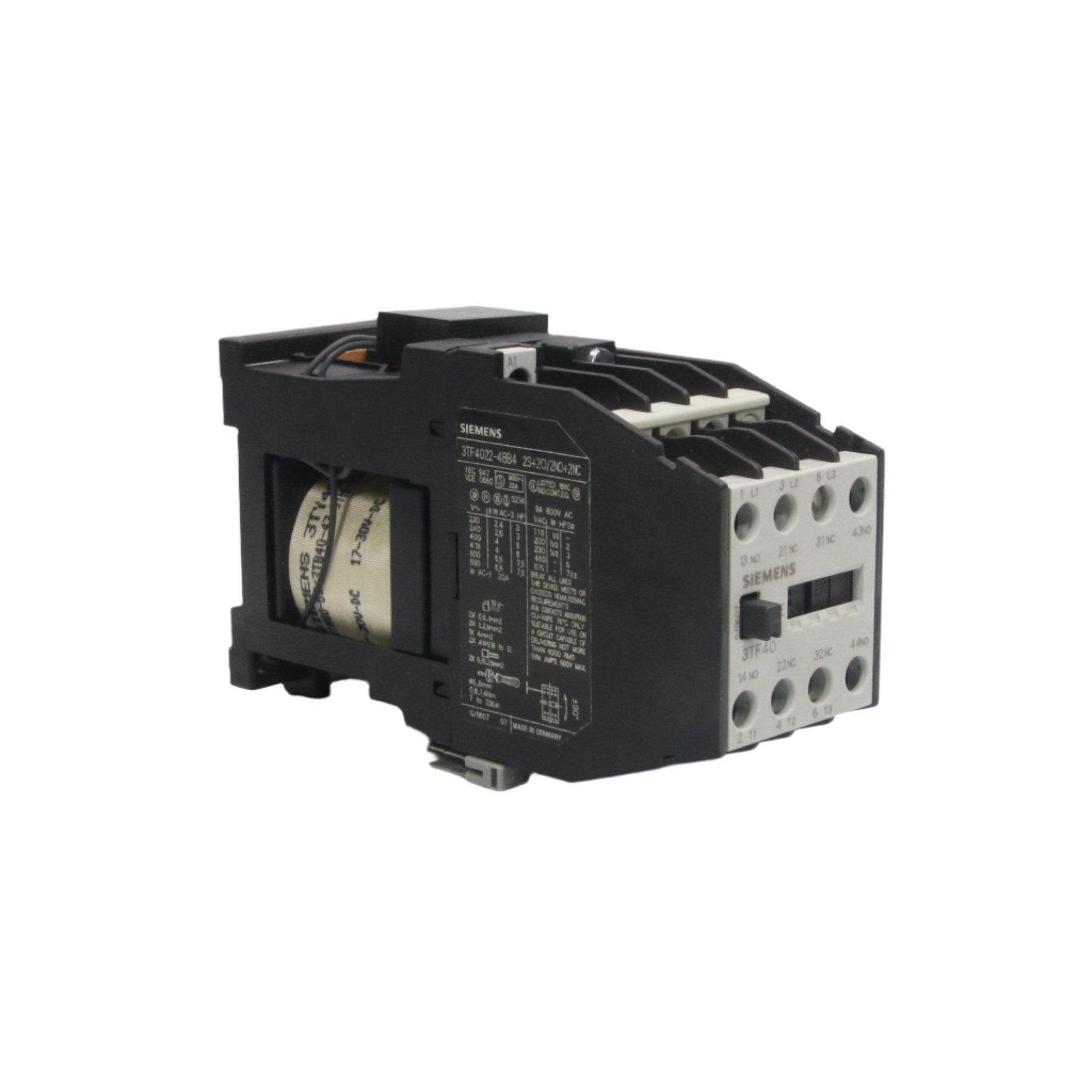 Siemens 3TF40 22 4BB4 Contactor-Contactor-Used Industrial Parts