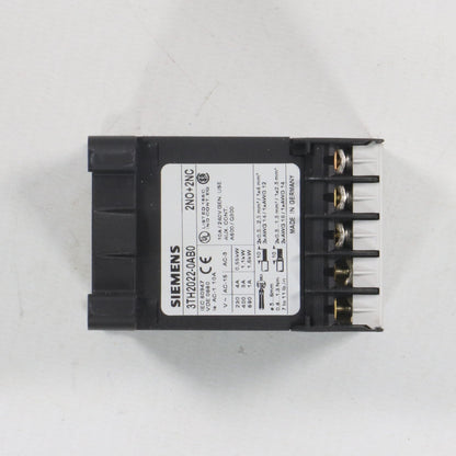 Siemens 3TH20 22-0AB0 Control Relay-Control Relay-Used Industrial Parts
