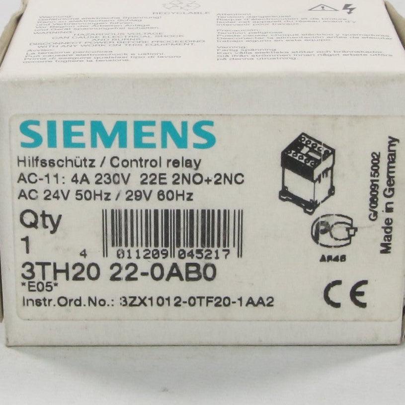 Siemens 3TH20 22-0AB0 Control Relay-Control Relay-Used Industrial Parts