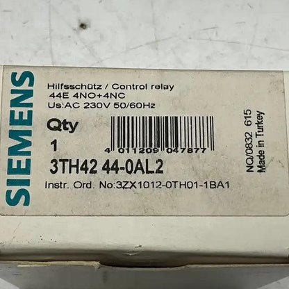 Siemens 3TH42 44-0AL2 Contactor Relay-Contact relay-Used Industrial Parts