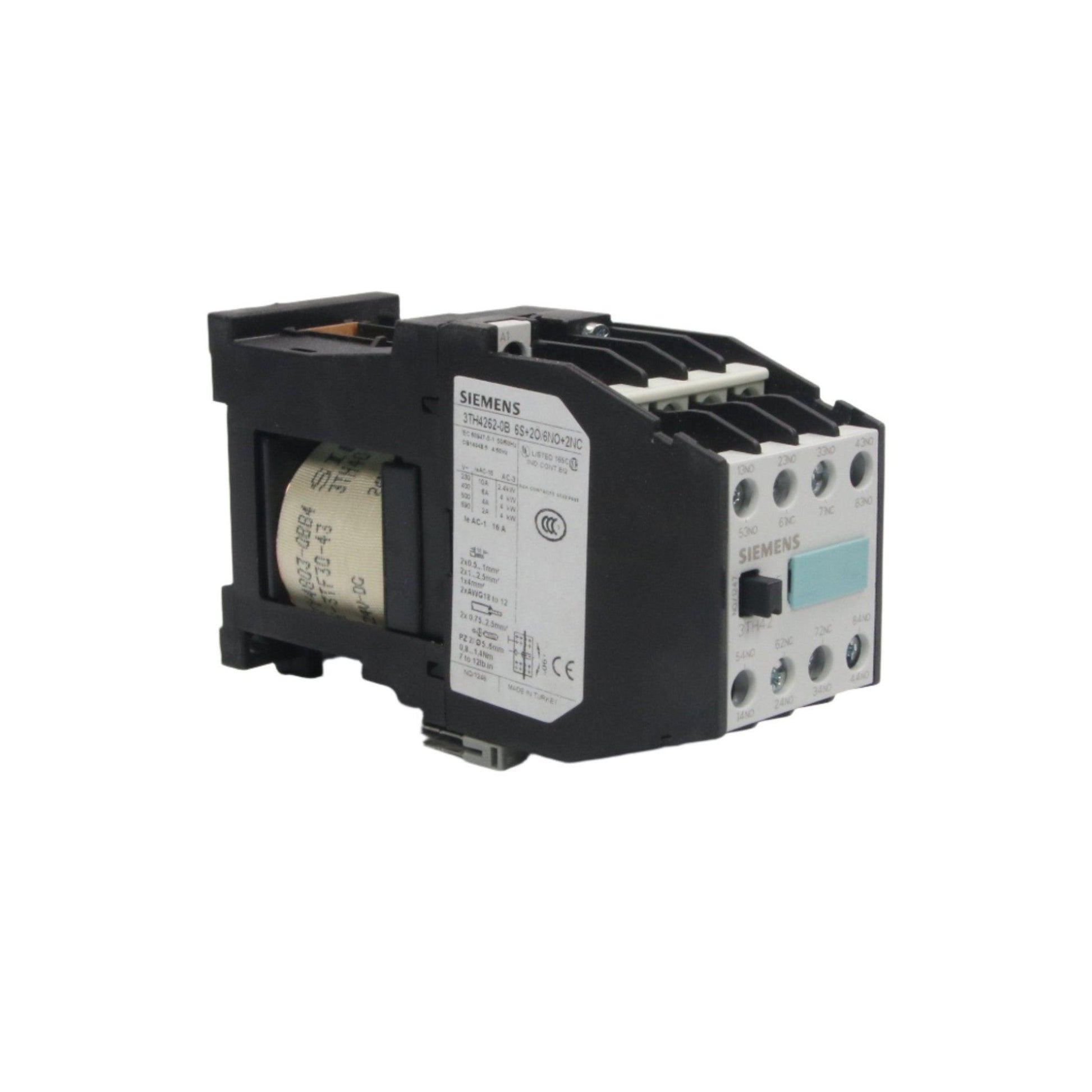 Siemens 3TH42 62 0BB4 Contactor Relay-Contactor Relay-Used Industrial Parts