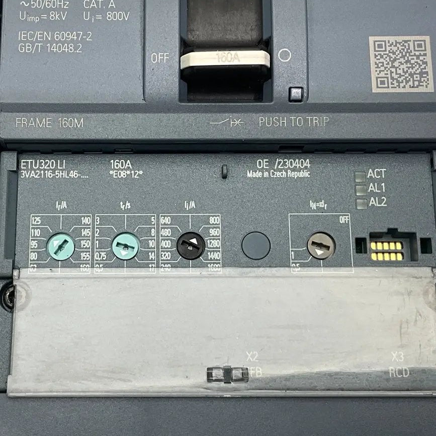 Siemens 3VA2116-5HL46-0AA0 Circuit Breaker with ETU320LI Trip Unit-Circuit Breaker-Used Industrial Parts