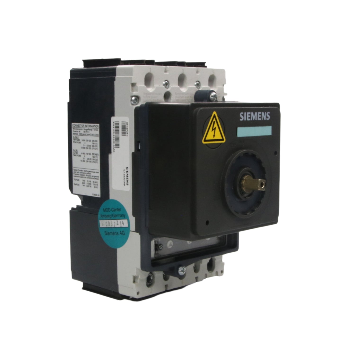 Siemens 3VL3125 2GE33 0AA0 Circuit Breaker-Circuit Breaker-Used Industrial Parts