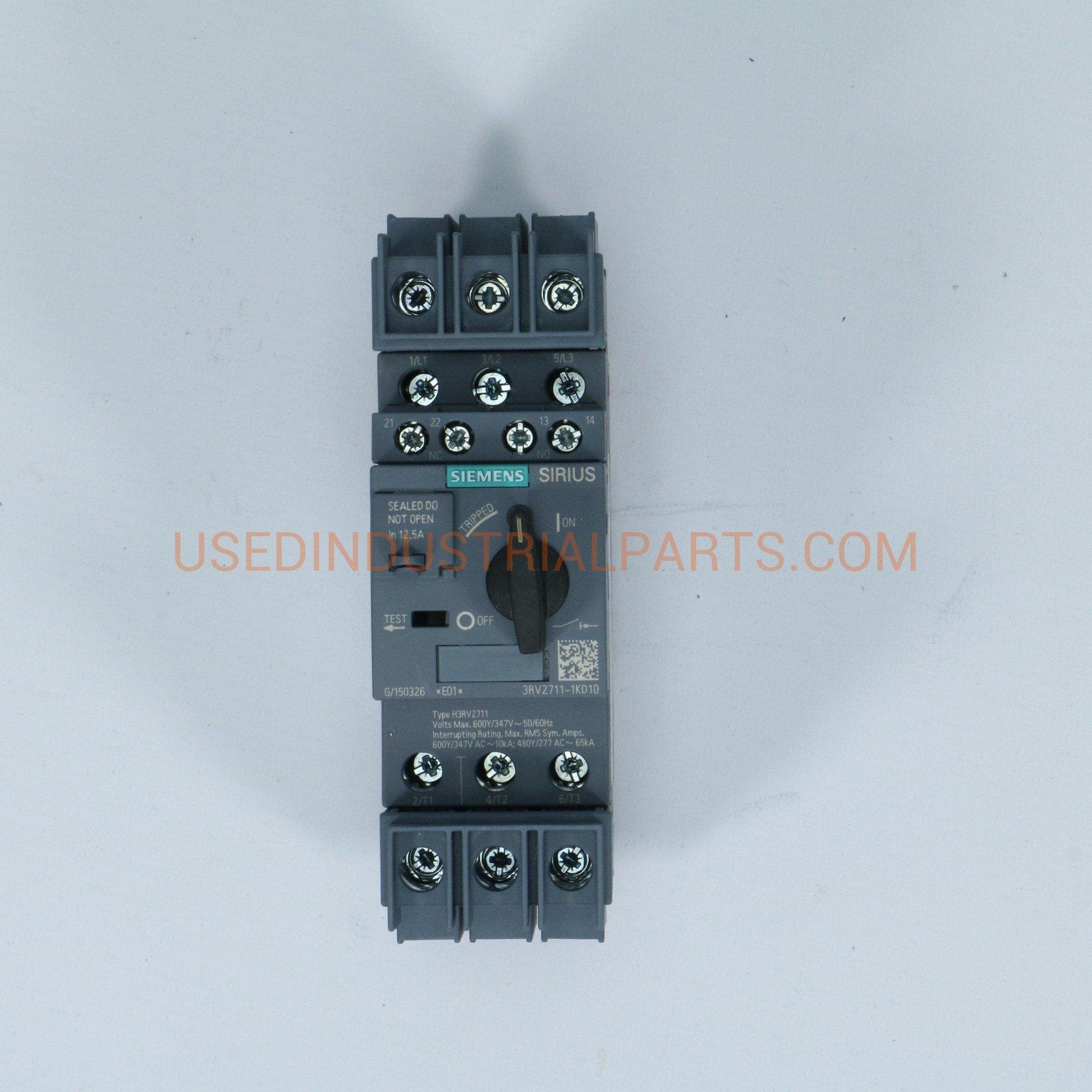 Siemens 3rv2711-1kd10 12.5amp 3pole Circuit Breaker XLNT Takeout-Electric Components-AA-01-04-Used Industrial Parts