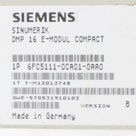 Siemens 6CFC5111-0CA01-0AA0 DMP Input Module-Input Module-Used Industrial Parts