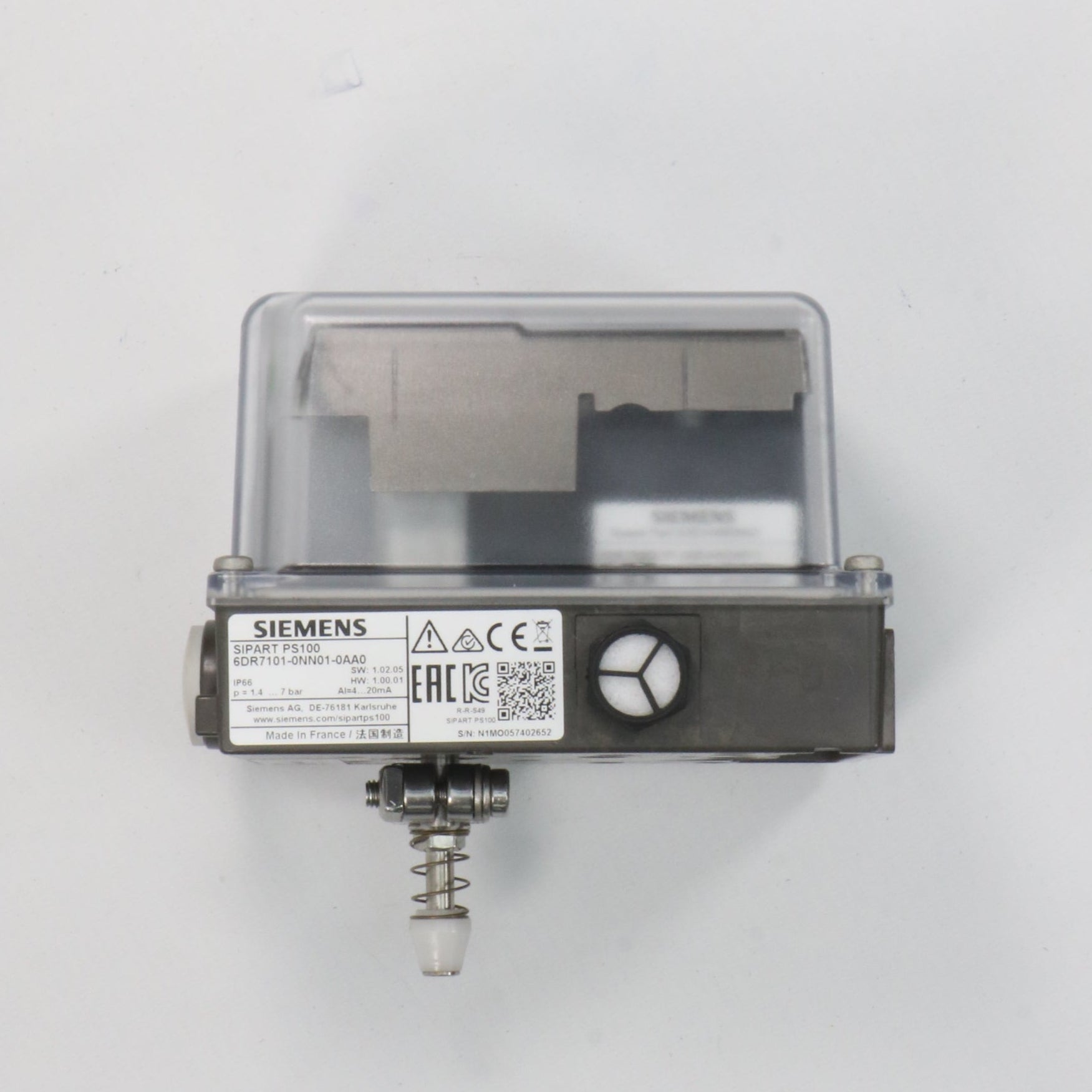 Siemens 6DR7101 0NN01 0AA0 Electropneumatic Positioner-Electropneumatic Positioner-Used Industrial Parts