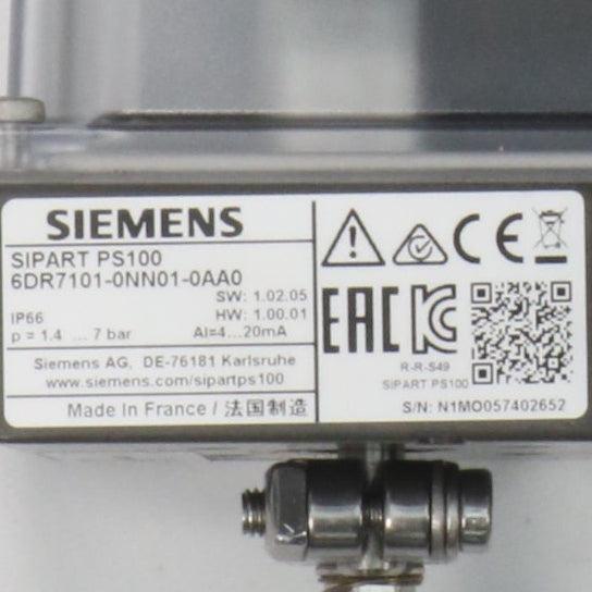 Siemens 6DR7101 0NN01 0AA0 Electropneumatic Positioner-Electropneumatic Positioner-Used Industrial Parts