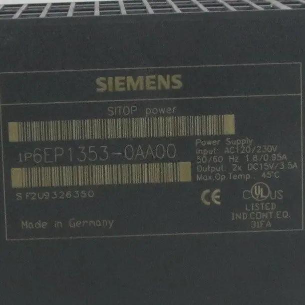 Siemens 6EP1353-0AA00 Stabilized Switched-Mode Power Supply-Stabilized Switched-Mode Power Supply-Used Industrial Parts
