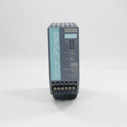 Siemens 6EP4136 3AB00 2AY0 Sitop UPS1600 Uninterruptible Power Supply-Power Control Unit-Used Industrial Parts