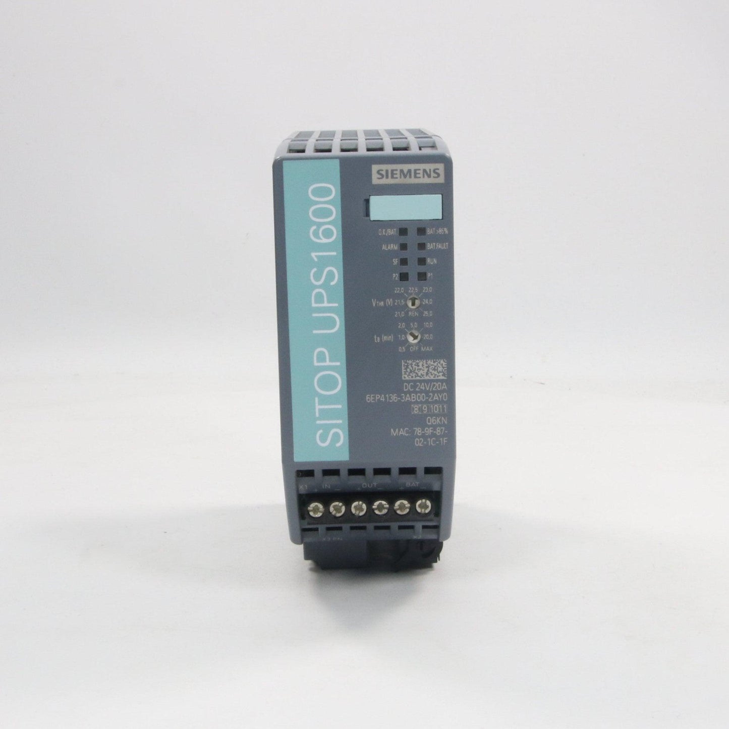 Siemens 6EP4136 3AB00 2AY0 Sitop UPS1600 Uninterruptible Power Supply-Uninterruptible Power Supply-Used Industrial Parts