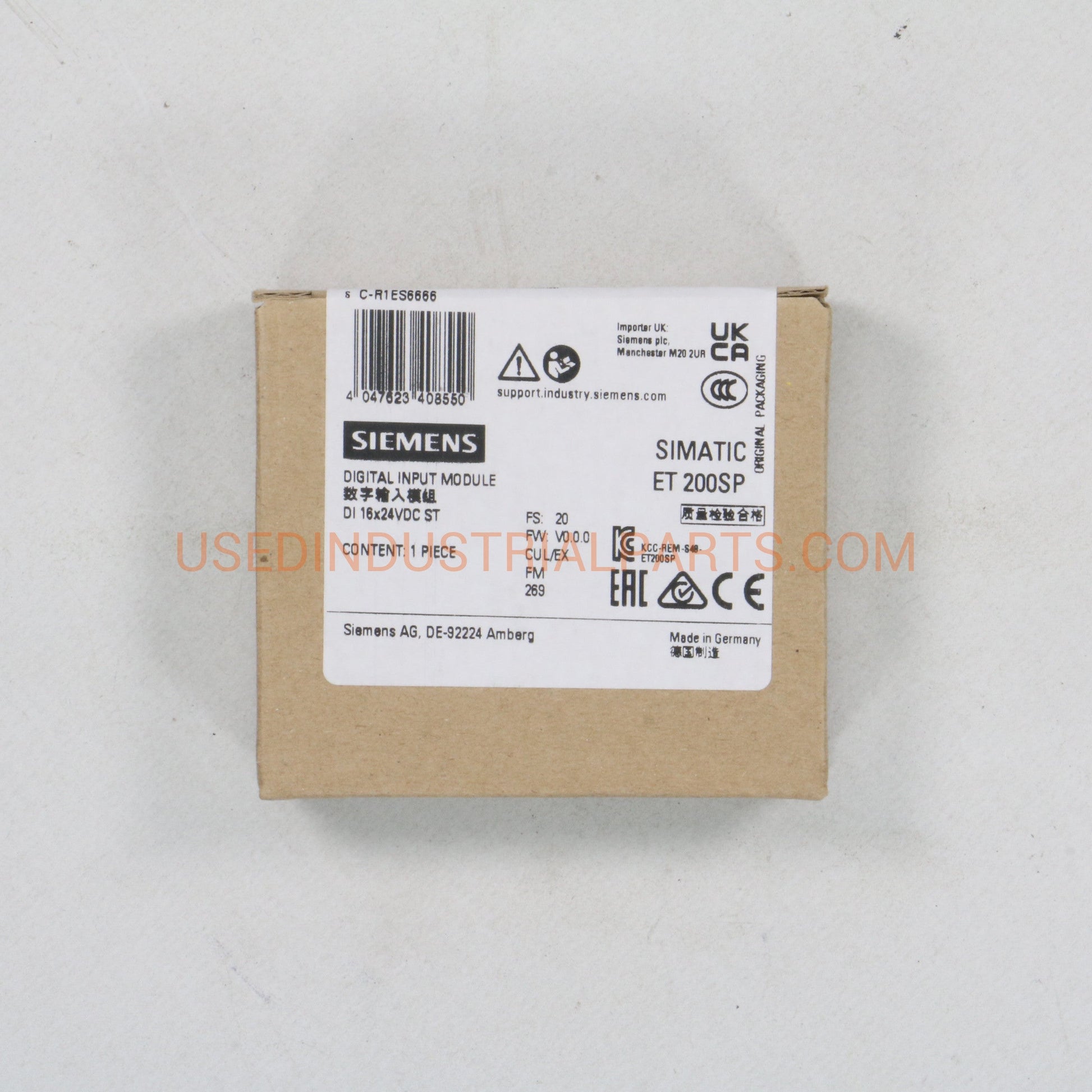 Siemens 6ES7 131 6BH01 0BA0 Digital Input Module-Digital Input Module-Used Industrial Parts