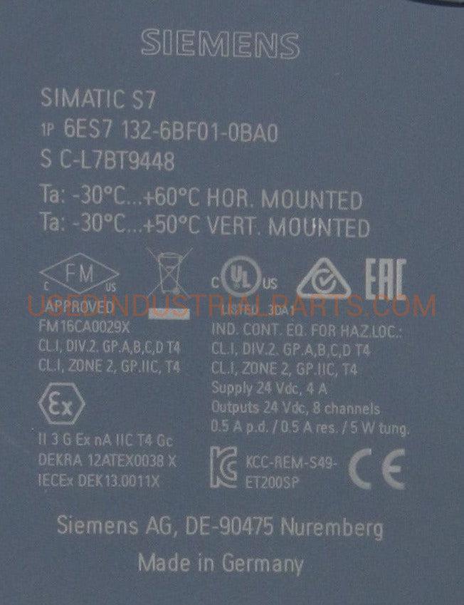 Siemens 6ES7 132-6BF01-0BA0 Digital Output Module-Digital Output Module-AD-05-07-Used Industrial Parts