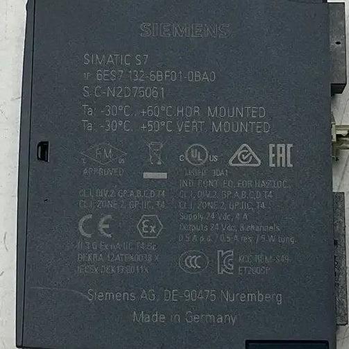 Siemens 6ES7 132 6BF01 0BA0 Digital Output Module-Digital Output Module-Used Industrial Parts