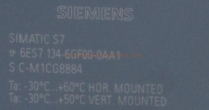 Siemens 6ES7 134-6GF00-0AA1 Analog Input Module-Analog Input Module-AC-06-03-Used Industrial Parts