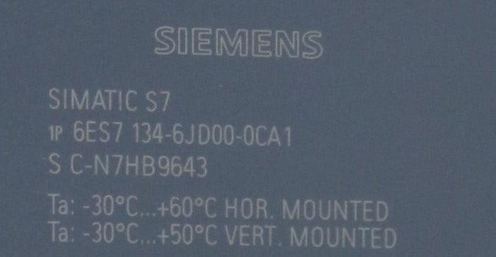 Siemens 6ES7 134-6JD00-0CA1 Analog Input Module-Analog Input Module-Used Industrial Parts