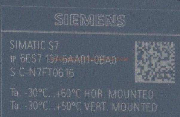 Siemens 6ES7 137-6AA01-0BA0 Communication Module-Communication Module-AC-06-03-Used Industrial Parts