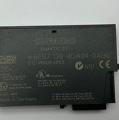 Siemens 6ES7 138-4DA04-0AB0 Electronic Module-Used Industrial Parts